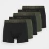 Pier One 5 PACK - Panties - Black/khaki -Pier One 00955010cec94d048deaec05ec199c27 1