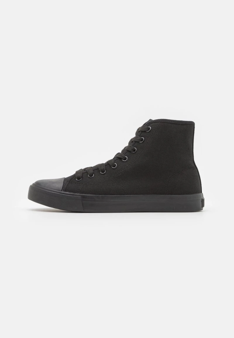 Pier One UNISEX - Sneaker High - Black 3 Pier One UNISEX - Sneaker High - Black