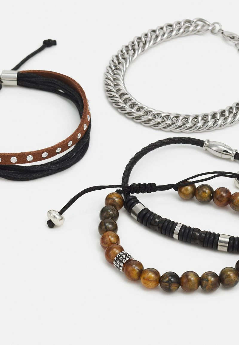 Pier One 4 PACK - Armband - Silver-coloured 5 Pier One 4 PACK - Armband - Silver-coloured – Bild 3