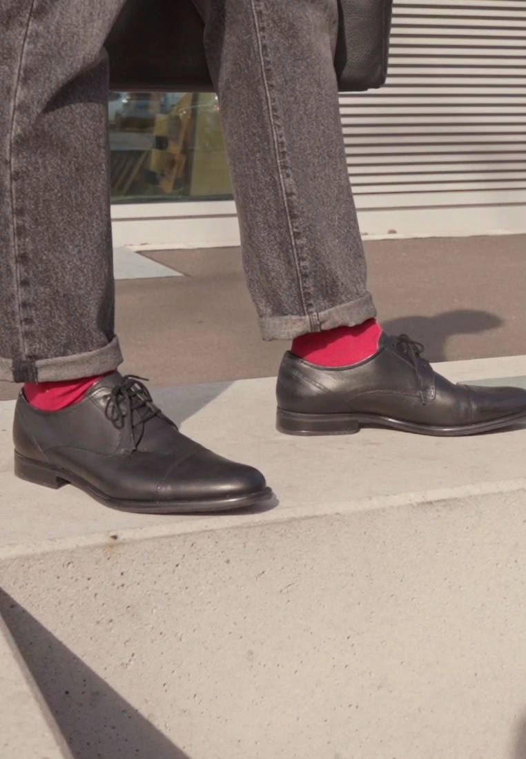 Pier One LEATHER - Business-Schnürer - Black 4 Pier One LEATHER - Business-Schnürer - Black – Bild 2