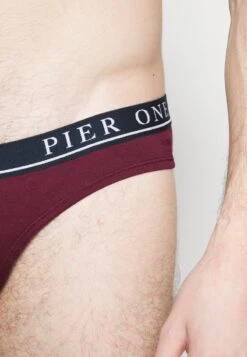 Pier One BRANDED WAISTBAND BRIEFS 3 PACK - Slip - Dark Blue /green/bordeaux 13 Pier One BRANDED WAISTBAND BRIEFS 3 PACK - Slip - Dark Blue /green/bordeaux -Pier One 208437927cd54529b2ae47a824e20a21