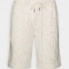 Pier One LINEN BLEND DRAWCORD SHORTS - Shorts - Off-white 1 Pier One LINEN BLEND DRAWCORD SHORTS - Shorts - Off-white -Pier One 228637db60b840a58a2b5acb0845341b