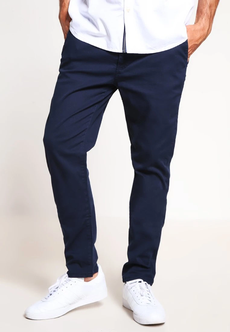 Pier One SLIM FIT CHINO - Chino - Dark Blue 3 Pier One SLIM FIT CHINO - Chino - Dark Blue