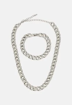 Pier One 2PACK SET - Halskette - Silver-coloured -Pier One 296a5f5eb3774a348421b2255ea9ade4