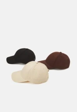Pier One UNISEX 3 PACK - Cap - Black/dark Brown/beige 10 Pier One UNISEX 3 PACK - Cap - Black/dark Brown/beige -Pier One 322c39d131ac488ea8bb229f1824c6e8