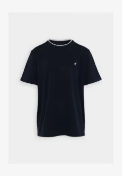Pier One PIQUE EMBRO DETAIL - T-Shirt Basic - Dark Blue -Pier One 42011c2329114be1b7c169ea41330b3a 1