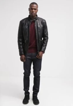 Pier One BASIC CREWNECK - Strickpullover - Bordeaux -Pier One 467786cb161c43b5ab1926a60809e93c