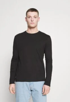 Pier One 5 PACK - Langarmshirt - White/dark Blu/grey -Pier One 504fb867bed4445ca997ccec5c3b3174