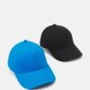 Pier One UNISEX 2 PACK - Cap - Black/blue -Pier One 54ba783fa4b84b4ab58b07b99eec6370 2