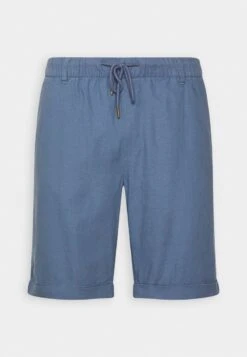 Pier One LINEN BLEND DRAWCORD SHORTS - Shorts - Blue -Pier One 609305b411ae4fd897e85e7620e5b545 1