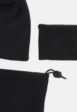 Pier One FLEECE UNISEX SET - Mütze - Black -Pier One 61e91d97a5ca421f93169d4ff34a76b8