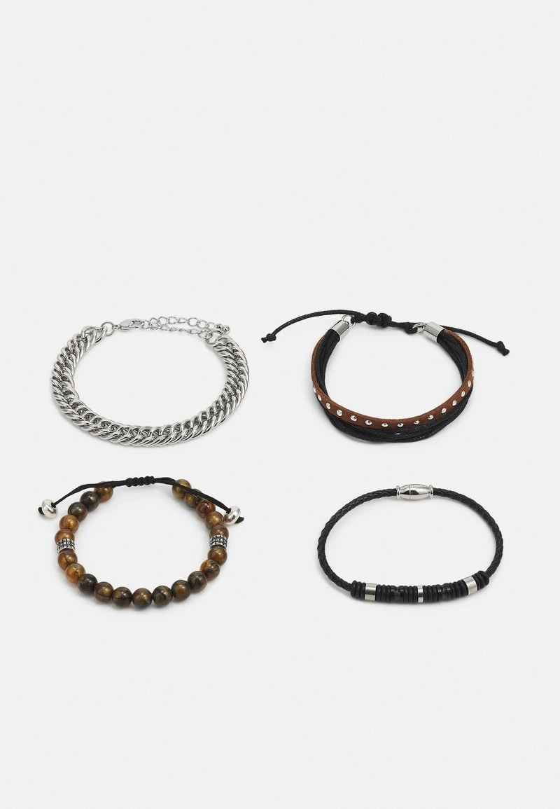 Pier One 4 PACK - Armband - Silver-coloured 6 Pier One 4 PACK - Armband - Silver-coloured – Bild 4