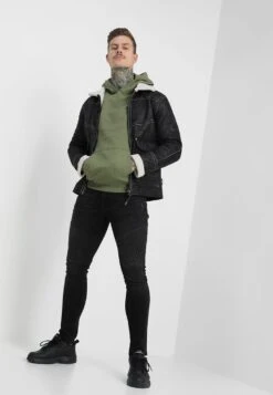 Pier One Kapuzenpullover - Khaki -Pier One 65e32336e1bc49e09fb12af3f36accf5