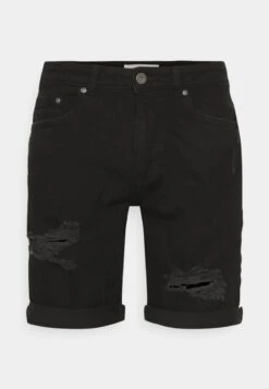 Pier One Jeans Shorts - Black