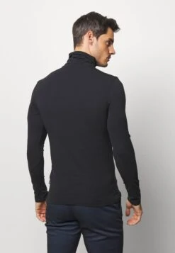 Pier One 2 PACK - Langarmshirt - Black -Pier One 70266d316e874575a24ecdc466f5c2fa