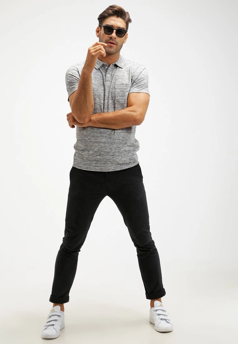 Pier One Poloshirt - Grey Melange 4 Pier One Poloshirt - Grey Melange – Bild 2