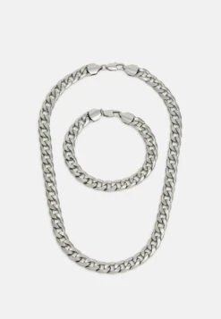 Pier One 2PACK SET - Halskette - Silver-coloured -Pier One 8c39ffde39e843089dc5aef781e1957b 1