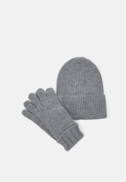 Pier One SET - Mütze - Grey
