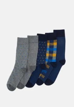 Pier One 3PACK - Socken - Dark Blue, Dark Red, White -Pier One b007253874864f13810eb266ab954999 4
