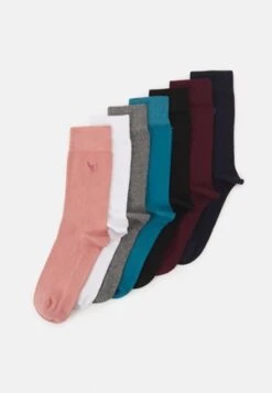 Pier One 3PACK - Socken - Dark Blue, Dark Red, White -Pier One bf4e754190e0449abaee1061f1cf25a7 1