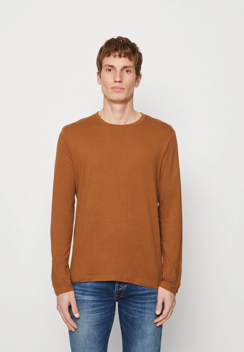 Pier One 5 PACK - Langarmshirt - Blue/off-white/light Brown 4 Pier One 5 PACK - Langarmshirt - Blue/off-white/light Brown – Bild 2