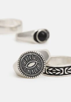 Pier One 5 PACK - Ring - Silver-coloured -Pier One db6a637888e34ec5a4d8dceca3b8fe16