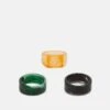 Pier One 3 PACK - Ring - Black/green/orange 2 Pier One 3 PACK - Ring - Black/green/orange -Pier One e0e17c68eb394d738bc8f7b1176a270e