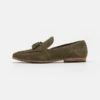 Pier One LEATHER - Slipper - Green 1 Pier One LEATHER - Slipper - Green -Pier One f0acf39d5390471aac302c573f5defcd