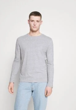 Pier One 5 PACK - Langarmshirt - White/dark Blu/grey -Pier One f1774a4a7a3f444e865f7b6e75b4c3ba