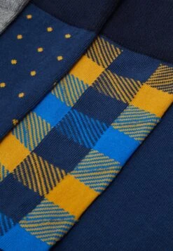 Pier One 5 PACK - Socken - Yellow/dark Blue/grey 10 Pier One 5 PACK - Socken - Yellow/dark Blue/grey -Pier One f2680a941418407386211d70ff605fbd