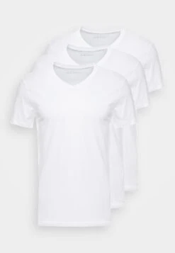 Pier One 3 PACK - T-Shirt Basic - White -Pier One f303a530b2ca4ce1b1fd875519edd597