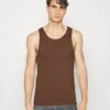 Pier One 3PCK SKIN TONE RIB VEST - Unterhemd/-shirt - Brown -Pier One f831edf05e5a4b6e8d217ba9609b95d2