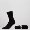 Pier One 7 PACK - Socken - Black -Pier One ffaa9b5113e74a758b1a3d42307fdff4